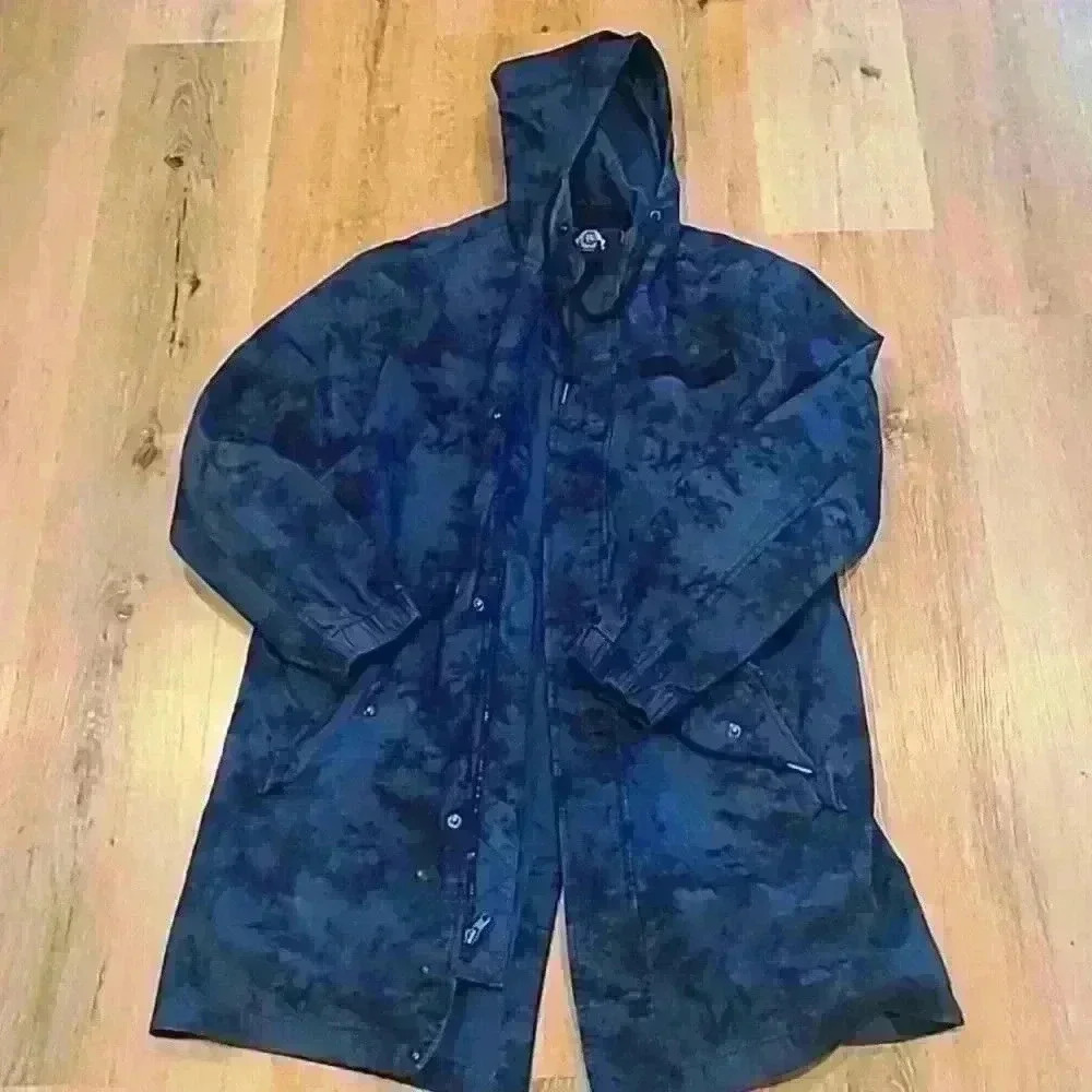 American Rag Men’s Camouflage-Print Utility Jacket In Gray/Black, Medium